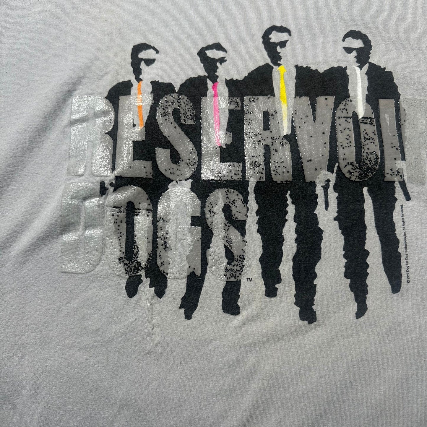 Vintage 1991 Reservoir Dogs Tarantino Movie Promo AAA T Shirt Mens Large