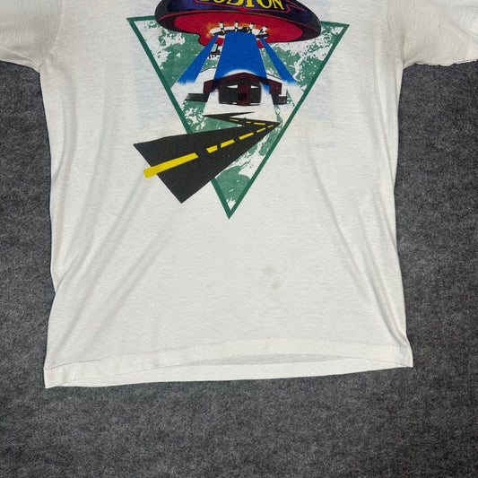 RARE Vintage 80s Single Stitch Boston Concert T Shirt Screen Stars Mens Large