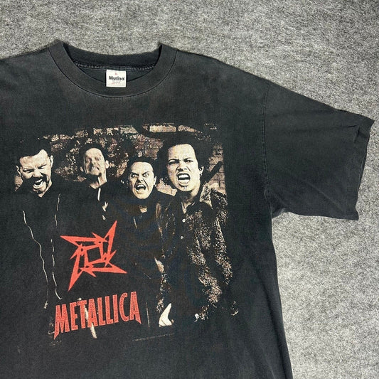Rare Vintage 90s Metallica On The Load Again Tour T Shirt XL Giant Single Stitch