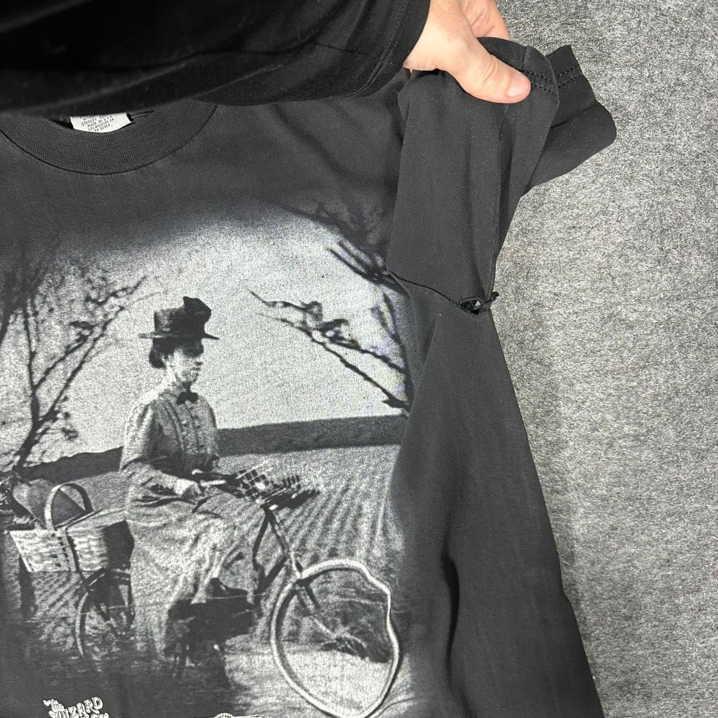 Rare Vintage 1996 STANLEY DESANTIS Wizard of Oz Almira Gulch Shirt Witch Medium
