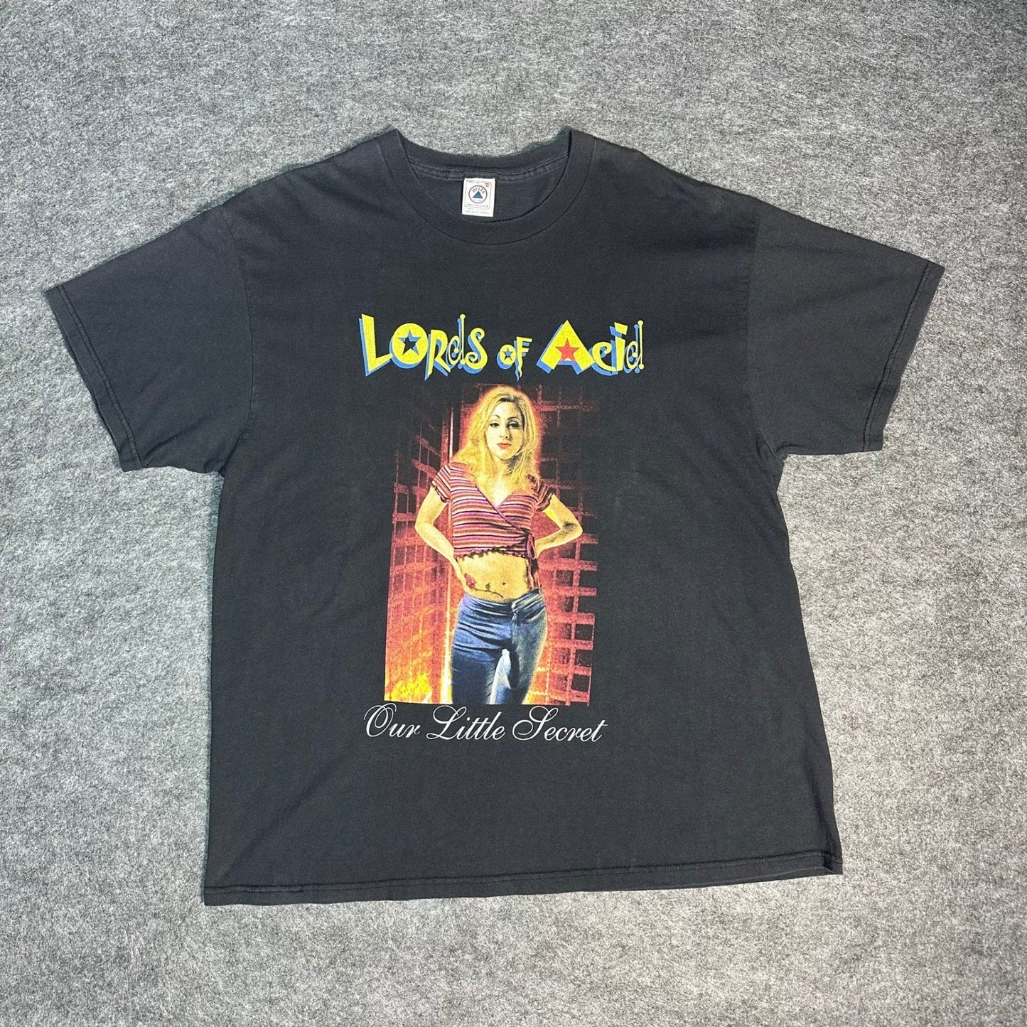 Rare Vintage 90s Lords of Acid Our Little Secret Tour Shirt Delta Pro Weight XL