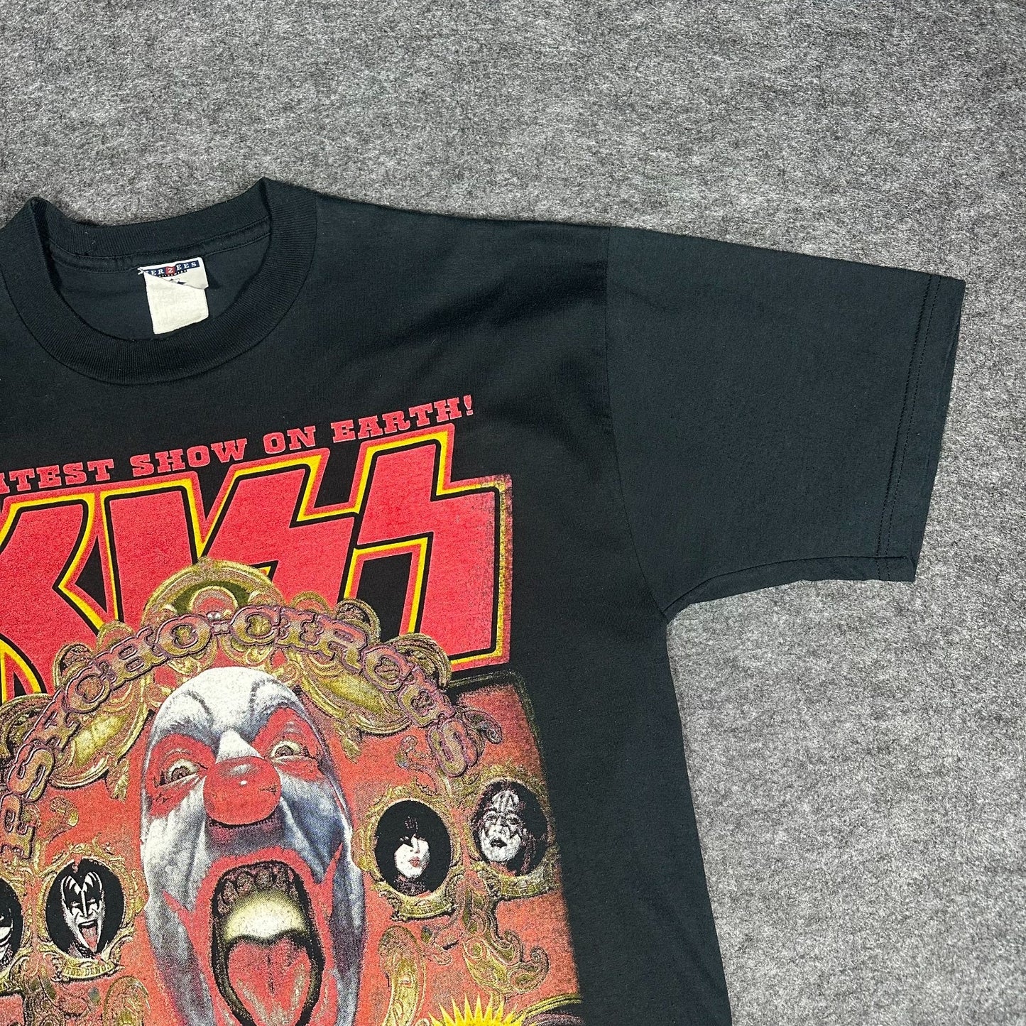 Rare Vintage 90s KISS Psycho Circus 1998 1999 World Tour Shirt Jerzees Men's L