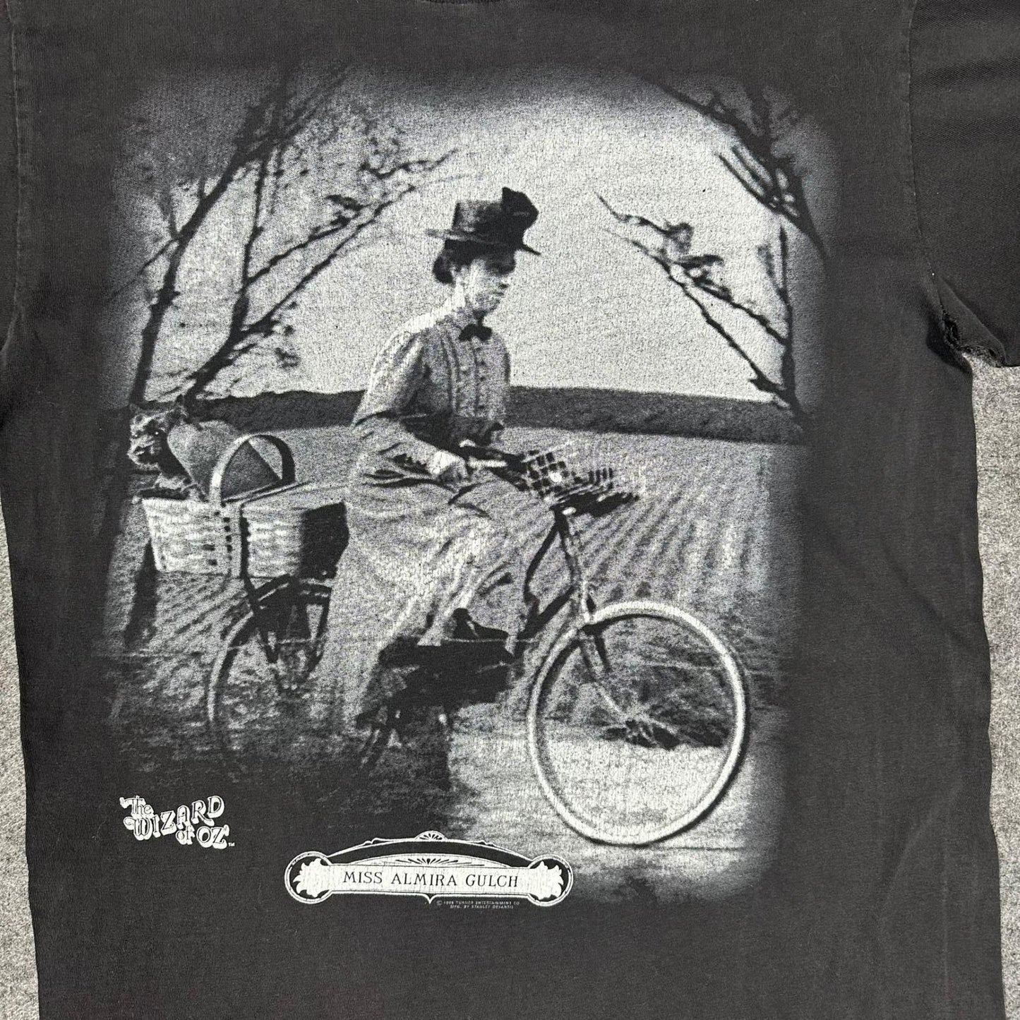 Rare Vintage 1996 STANLEY DESANTIS Wizard of Oz Almira Gulch Shirt Witch Medium