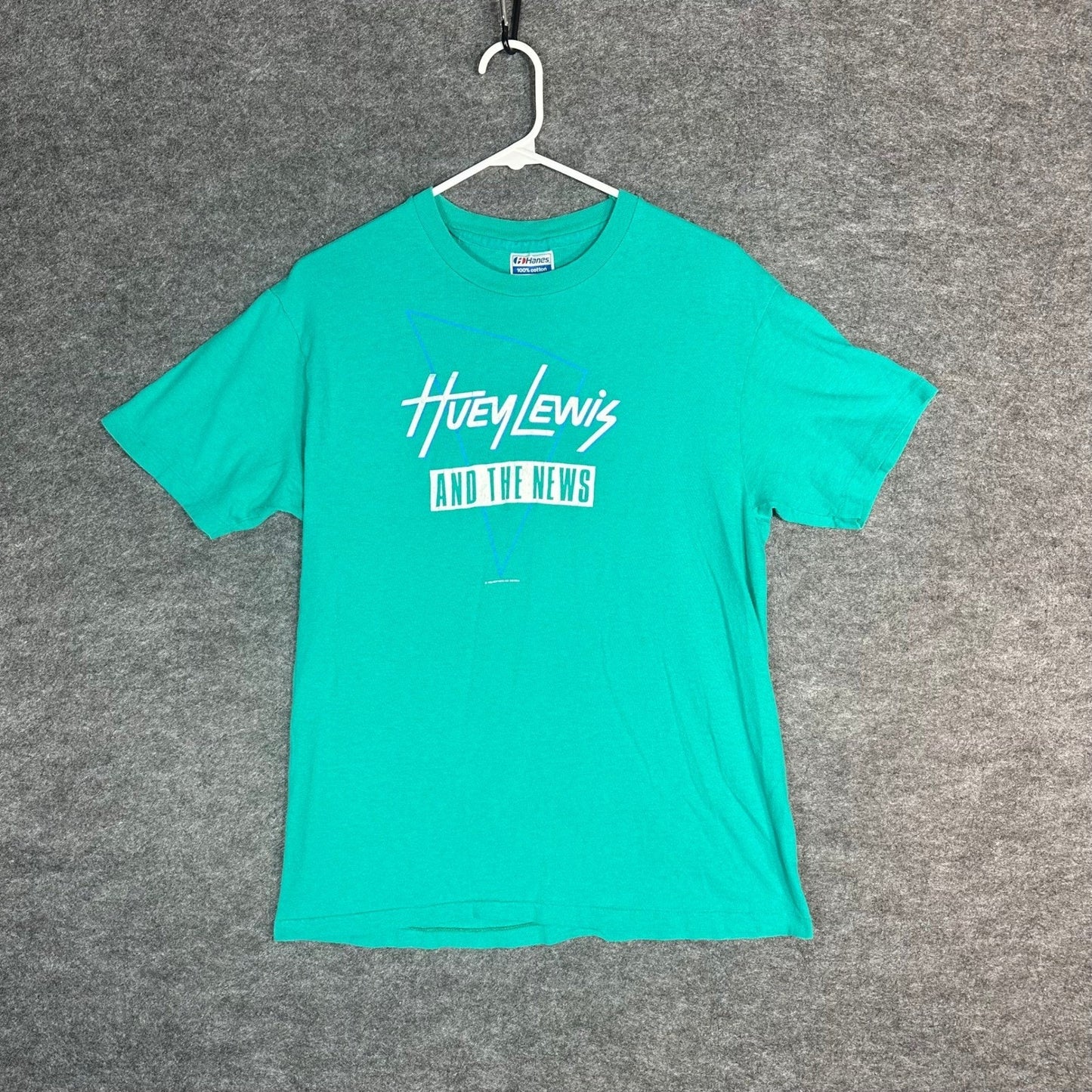 Vintage Huey Lewis and The News World Tour 1987 Mens Large Single Stitch