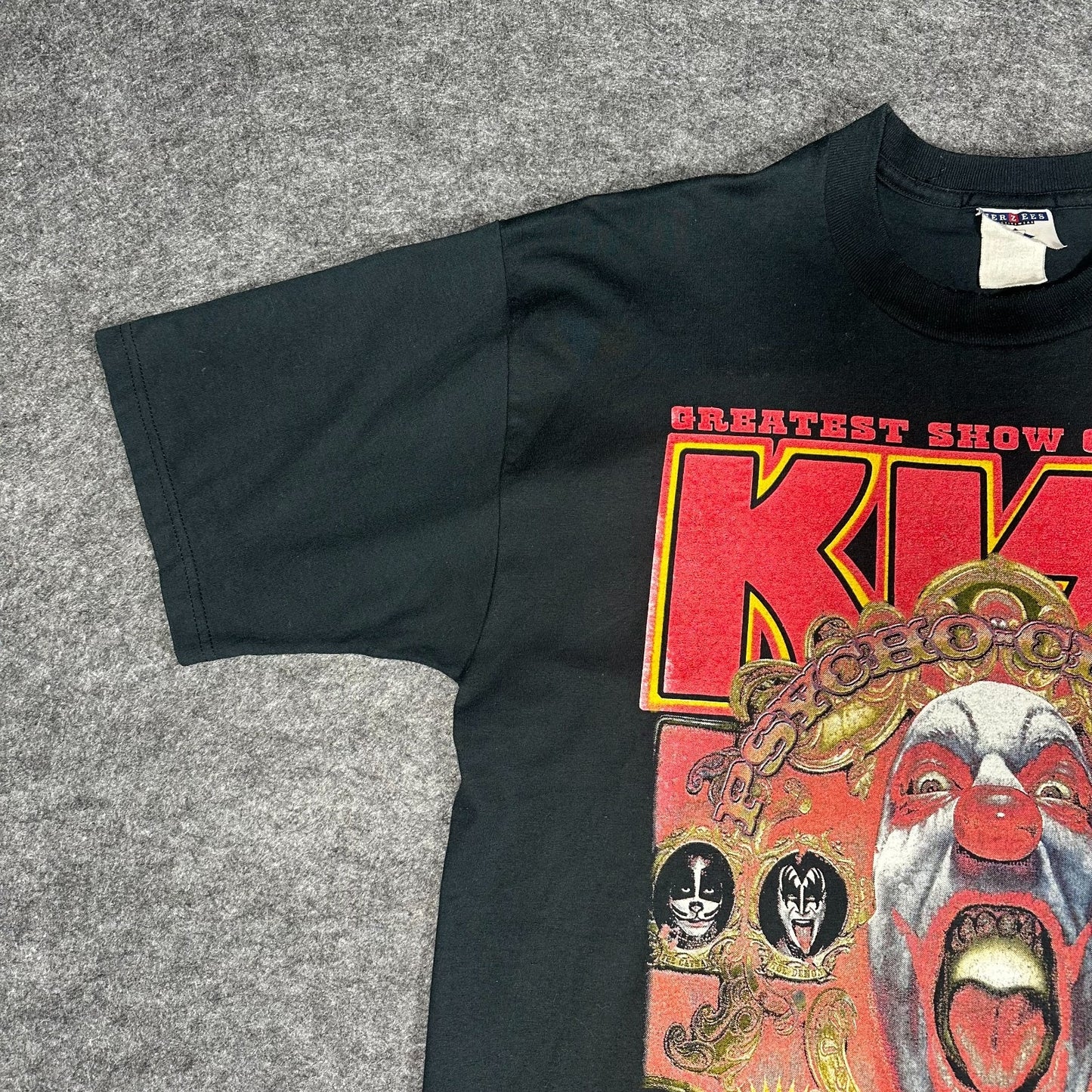 Rare Vintage 90s KISS Psycho Circus 1998 1999 World Tour Shirt Jerzees Men's L