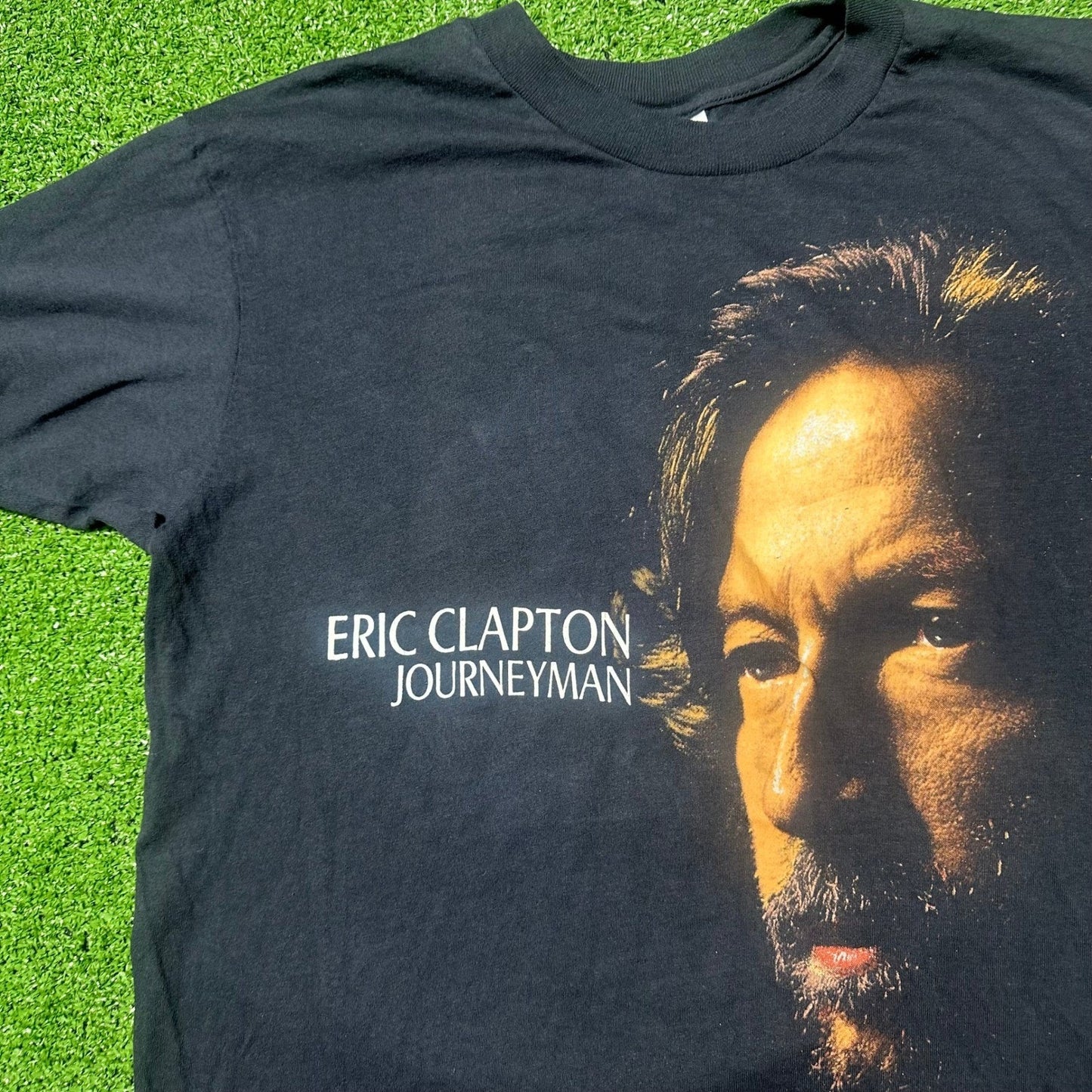 Vintage 1990 Eric Clapton Journeyman Mens Large Single Stitch T-Shirt