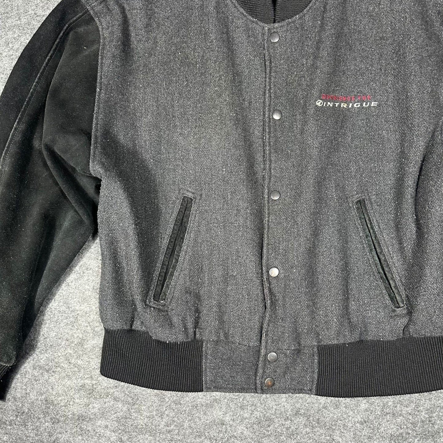 Vtg 1998 THE X-FILES Expo Tour Jacket XL Bomber Varsity Style Sci-Fi Promo