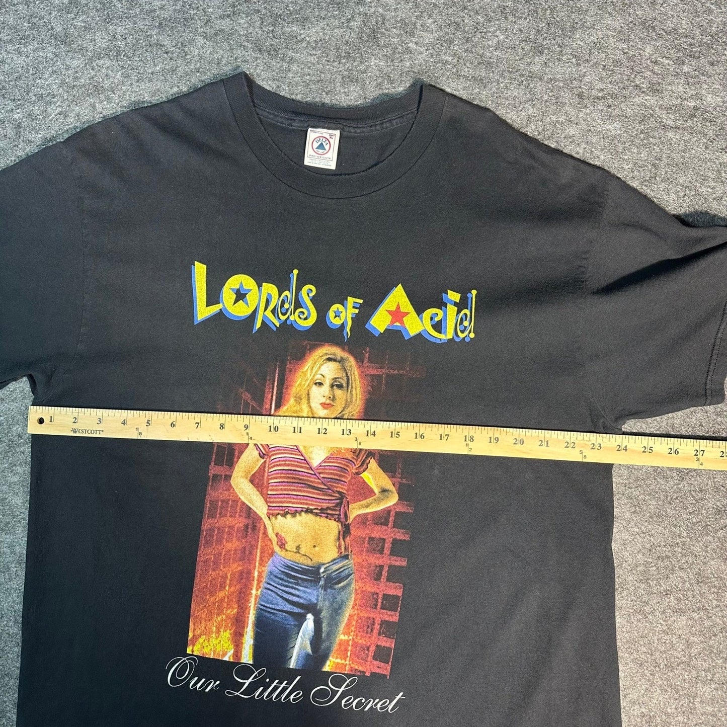 Rare Vintage 90s Lords of Acid Our Little Secret Tour Shirt Delta Pro Weight XL