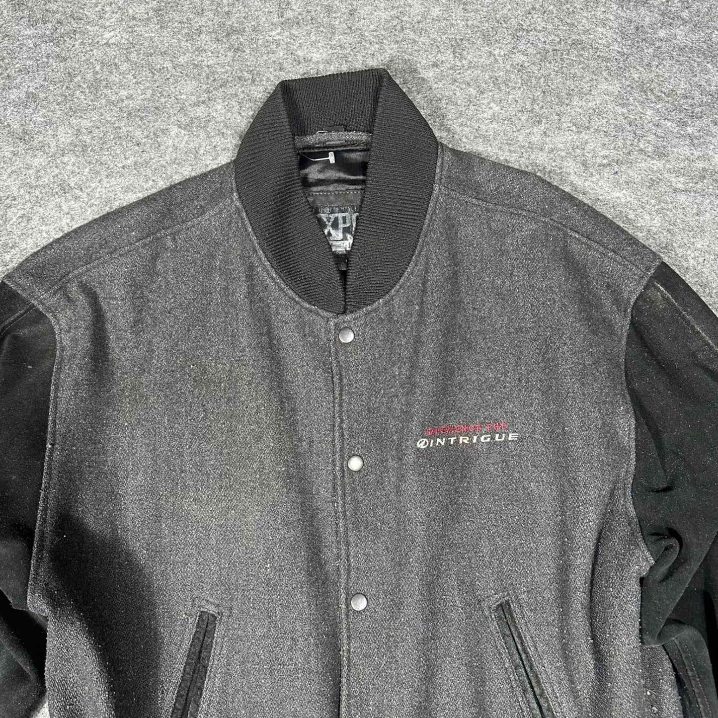 Vtg 1998 THE X-FILES Expo Tour Jacket XL Bomber Varsity Style Sci-Fi Promo