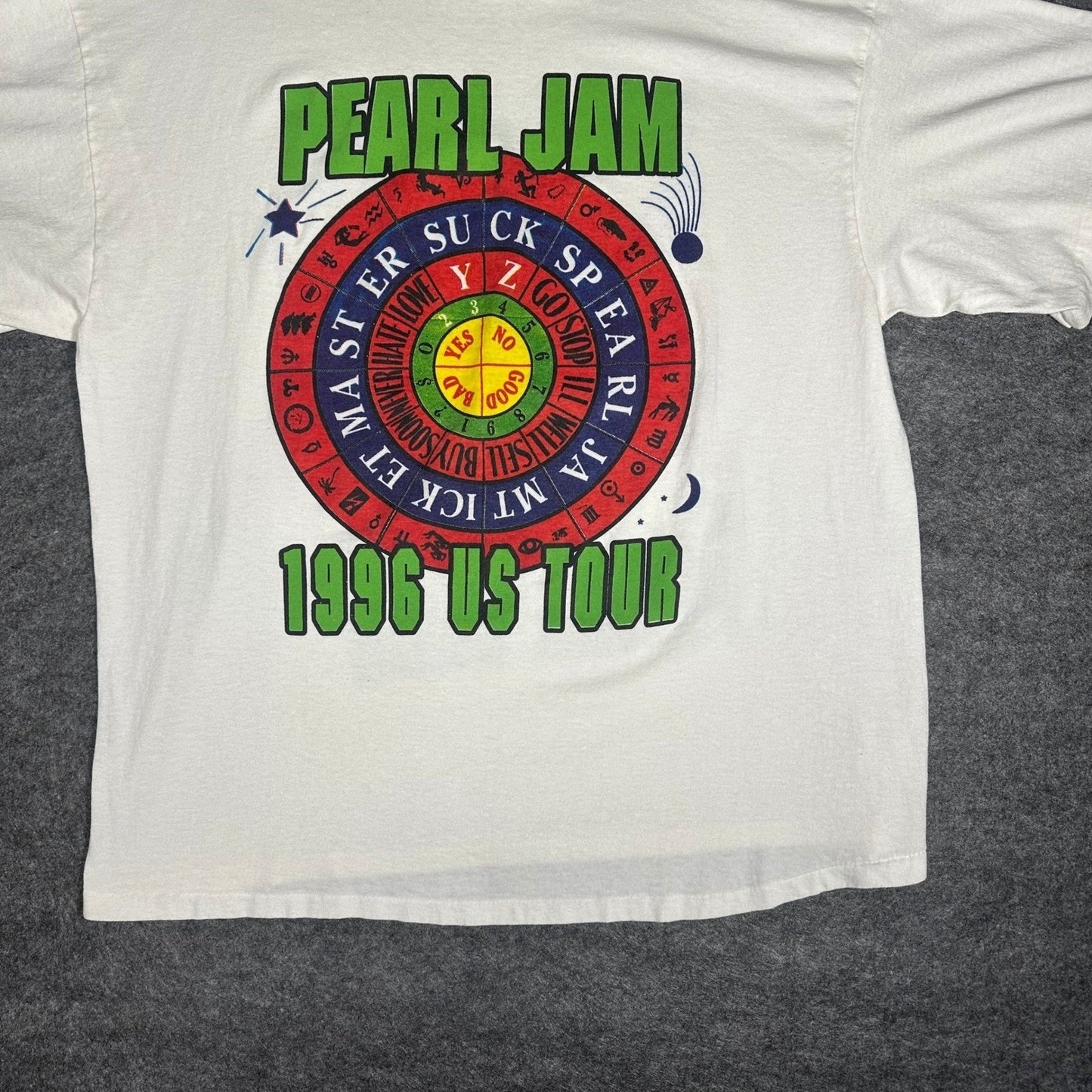 Pearl Jam Ticketmaster Sucks T Shirt Vintage 1996 XL RARE Single Stitch Bootleg
