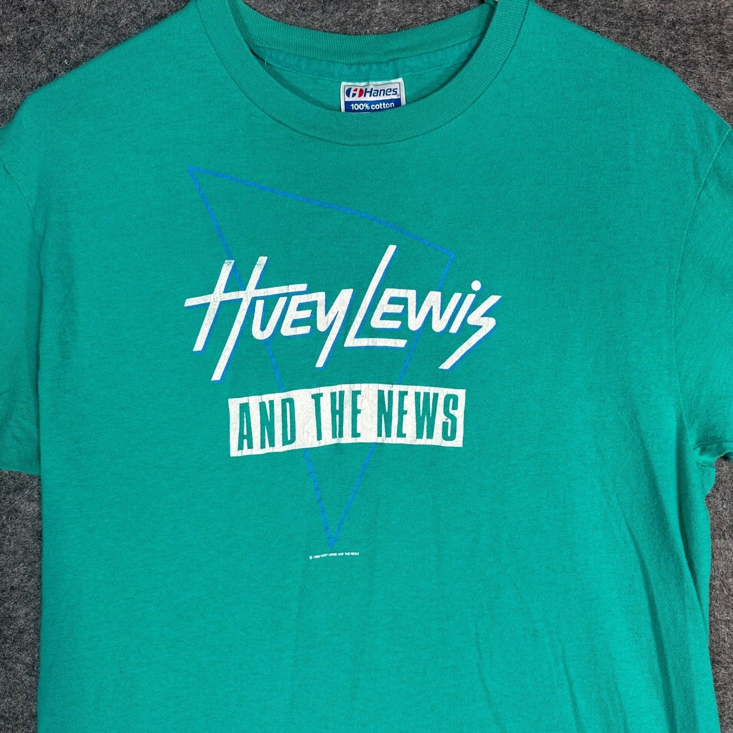 Vintage Huey Lewis and The News World Tour 1987 Mens Large Single Stitch