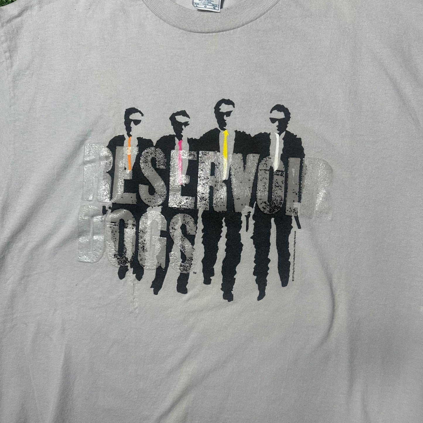 Vintage 1991 Reservoir Dogs Tarantino Movie Promo AAA T Shirt Mens Large