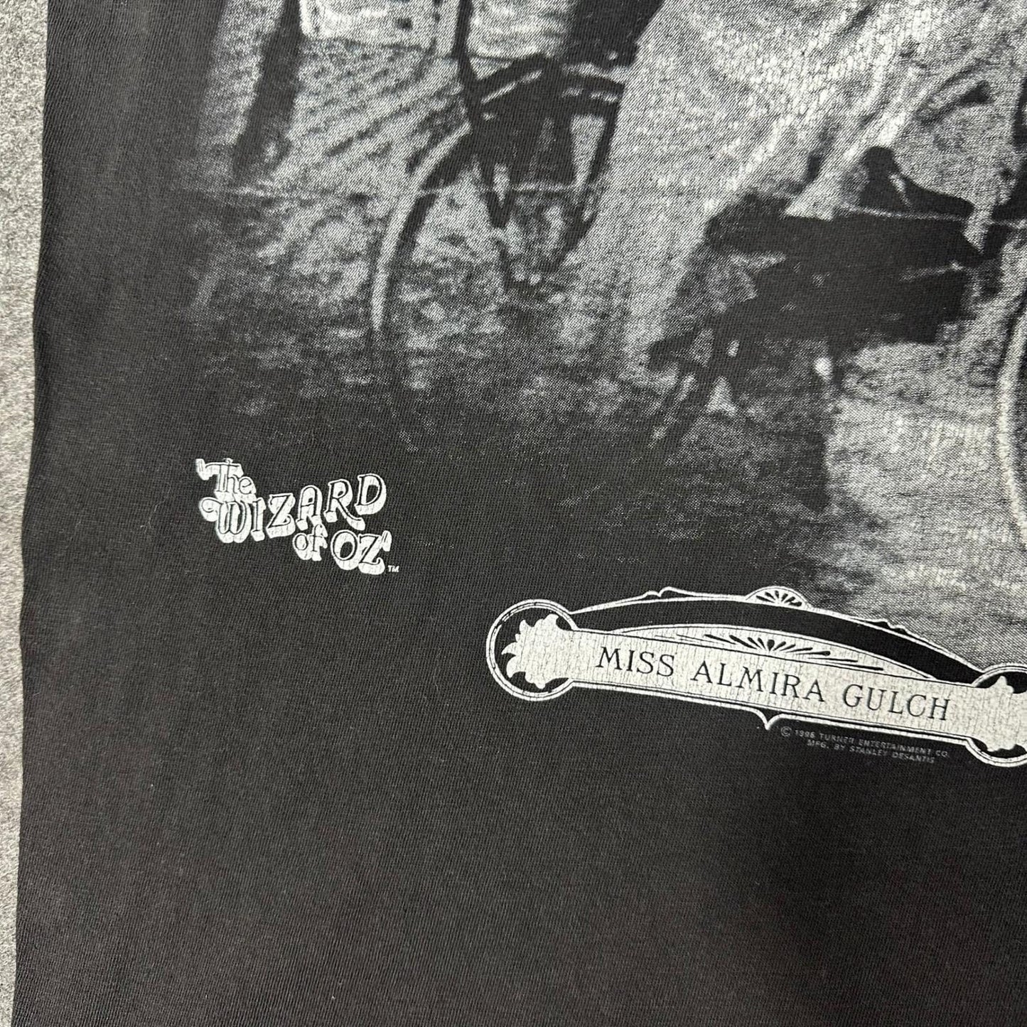 Rare Vintage 1996 STANLEY DESANTIS Wizard of Oz Almira Gulch Shirt Witch Medium