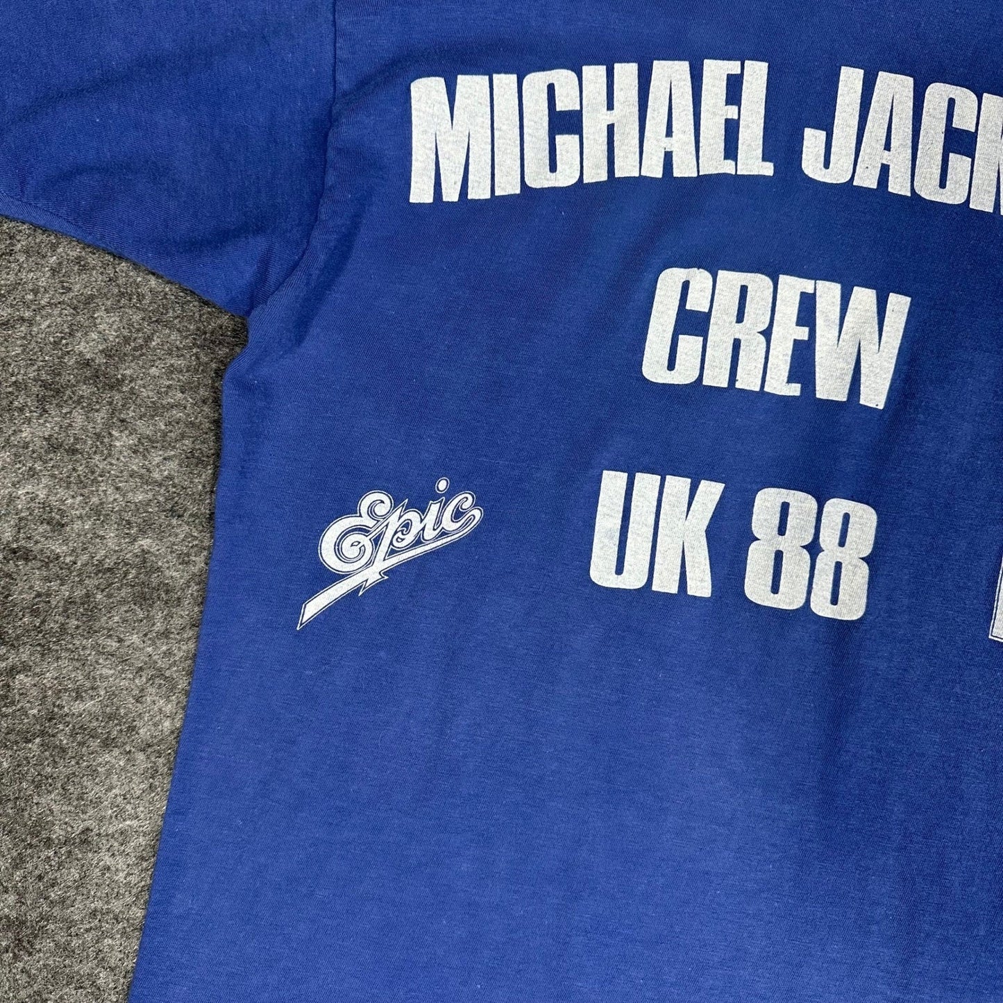 ULTRA RARE Michael Jackson Crew Pepsi Epic Tour T Shirt Mens XL Vintage 1988