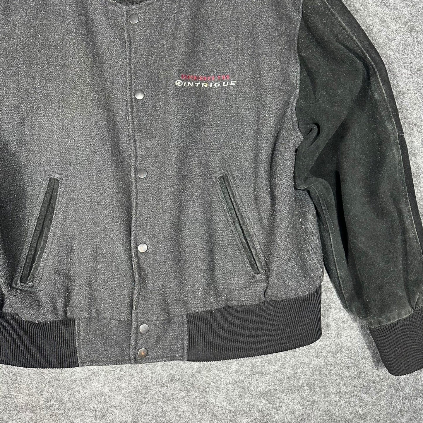 Vtg 1998 THE X-FILES Expo Tour Jacket XL Bomber Varsity Style Sci-Fi Promo