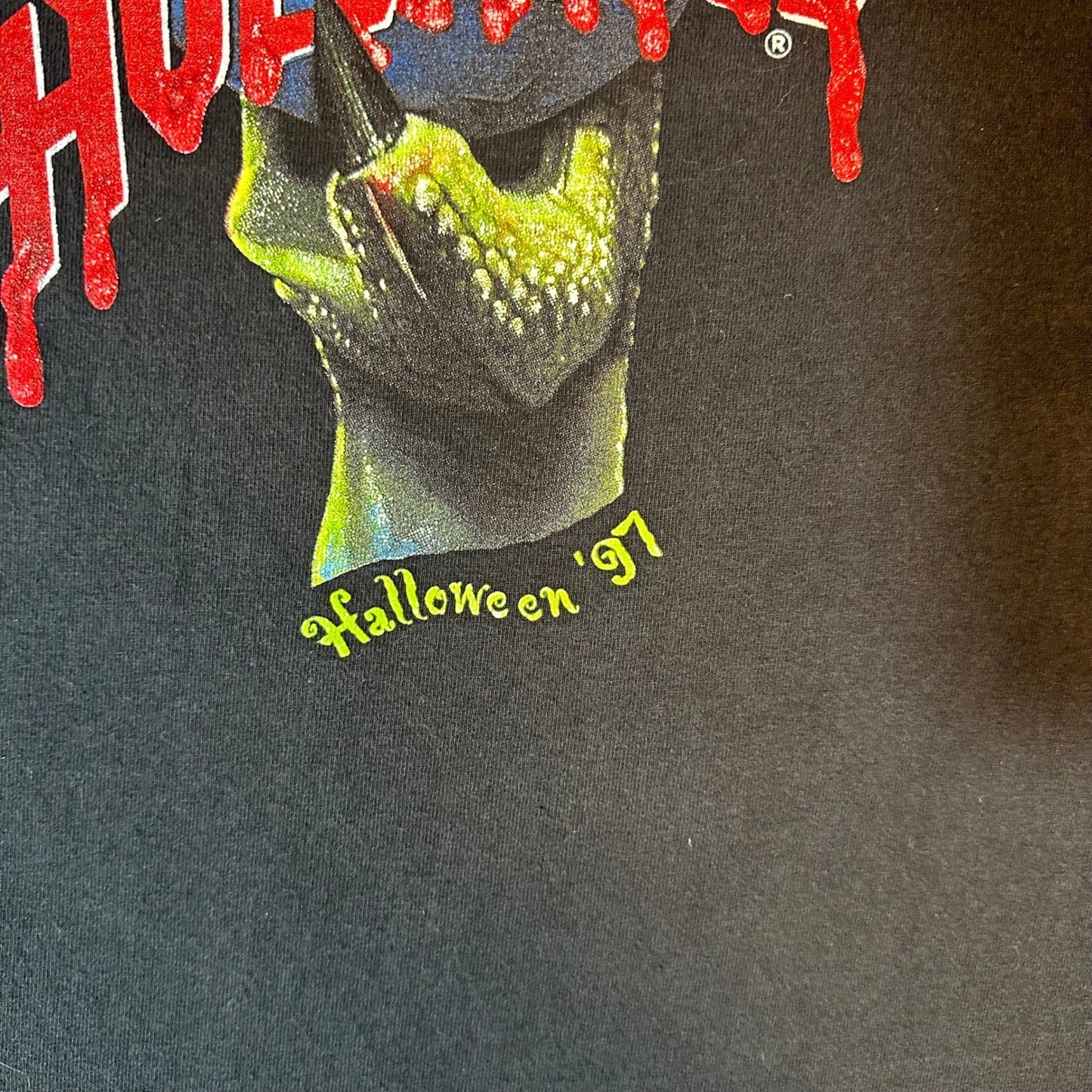 Vintage 90s Planet Hollywood Haunted Hollywood 1997 T Shirt XXL Mens