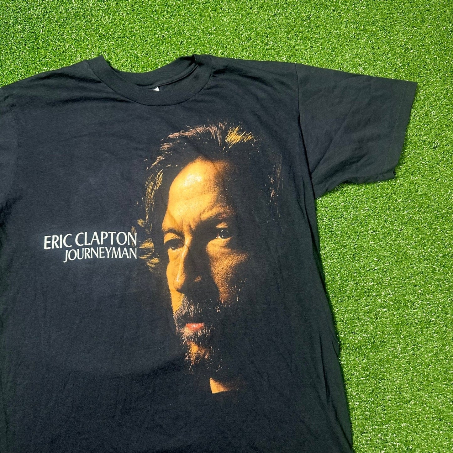 Vintage 1990 Eric Clapton Journeyman Mens Large Single Stitch T-Shirt