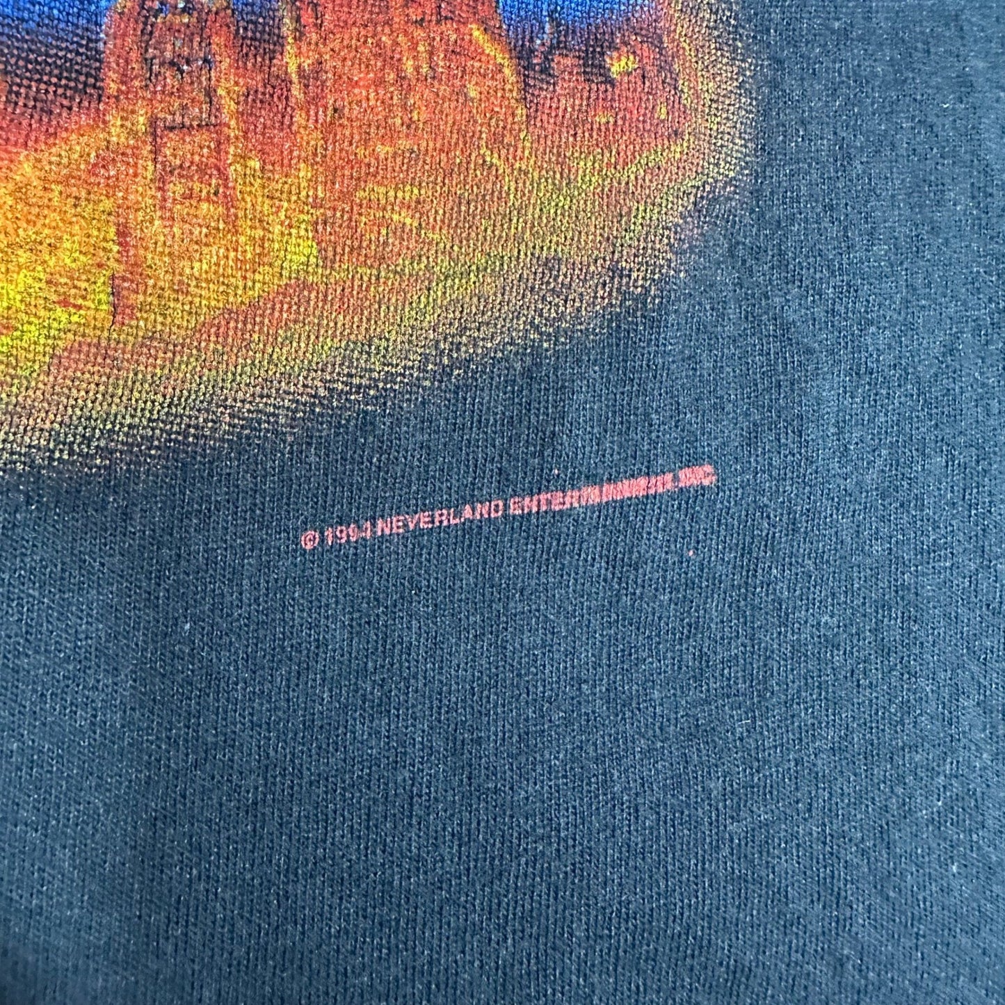 Vintage 1994 Single Stitch Meat Loaf Everything Louder World Tour T Shirt Large