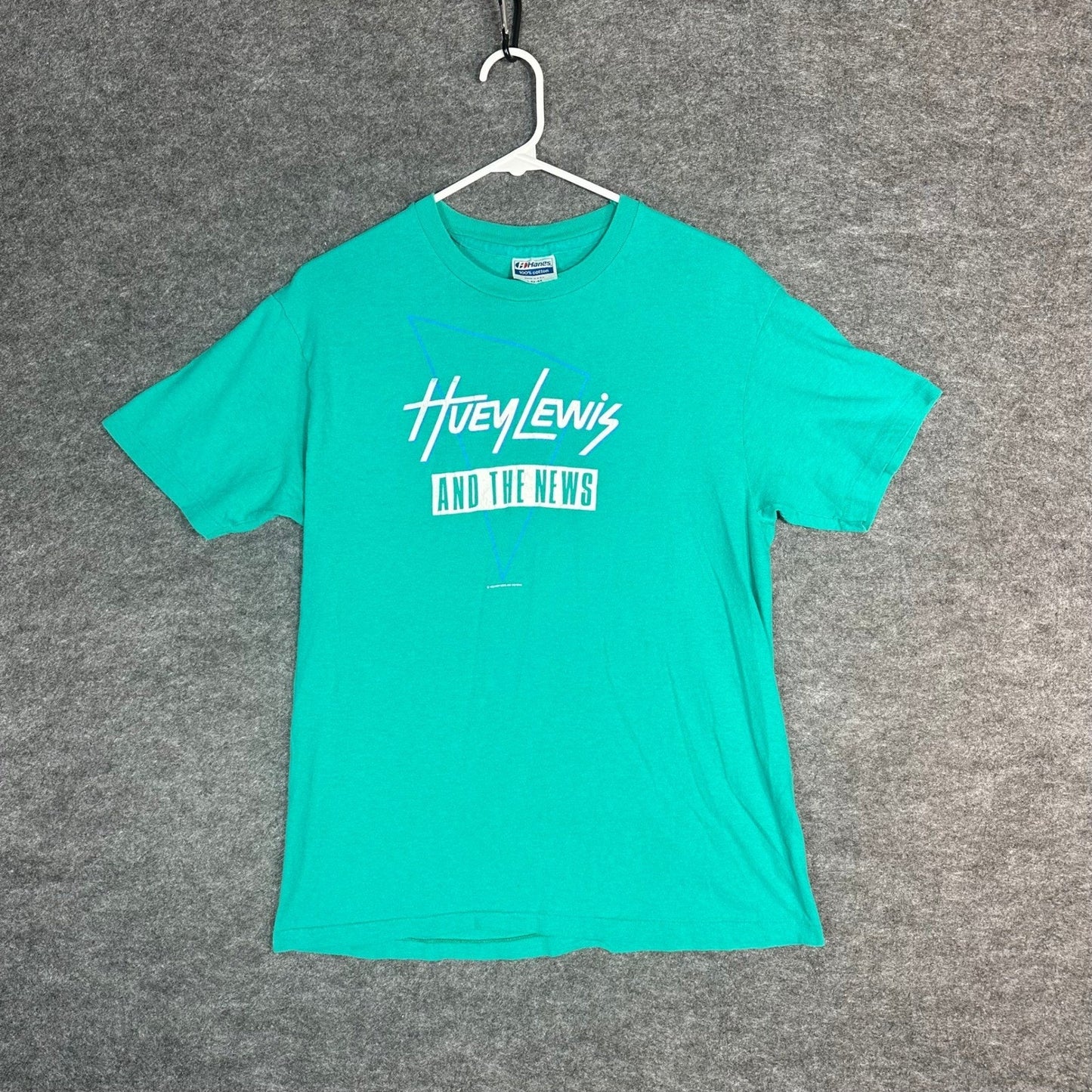Vintage Huey Lewis and The News World Tour 1987 Mens Large Single Stitch