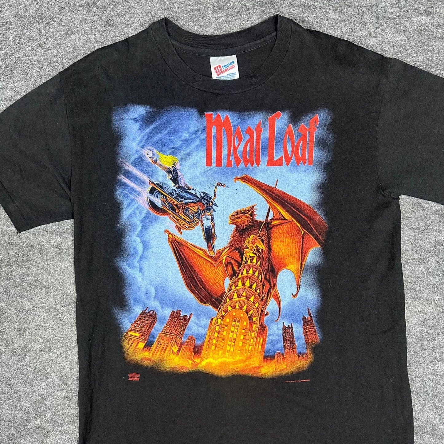 Vintage 1994 Single Stitch Meat Loaf Everything Louder World Tour T Shirt Large