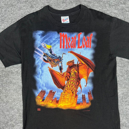 Vintage 1994 Single Stitch Meat Loaf Everything Louder World Tour T Shirt Large
