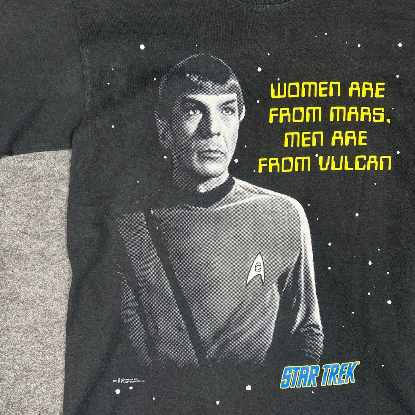 Star Trek Spock Mens Size M Graphic T Shirt 1996 Stanley Desantis