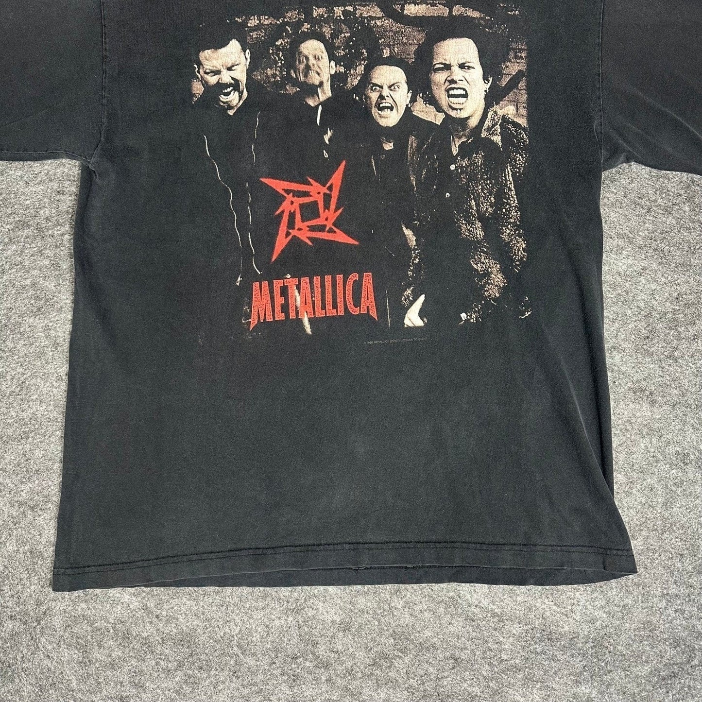 Rare Vintage 90s Metallica On The Load Again Tour T Shirt XL Giant Single Stitch