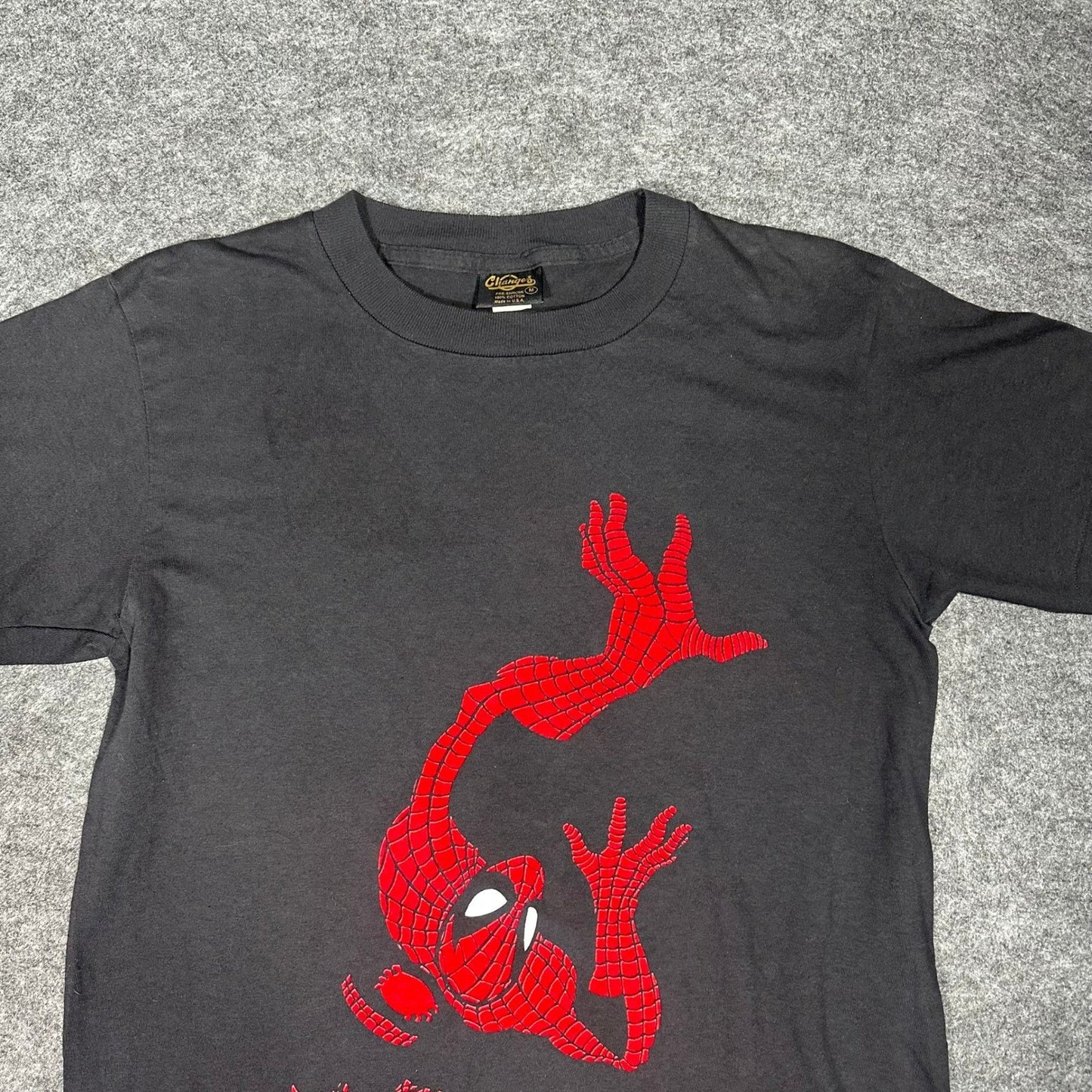 VTG 90s Spider-Man Marvel Changes T Shirt Mens M Black Single Stitch USA Made