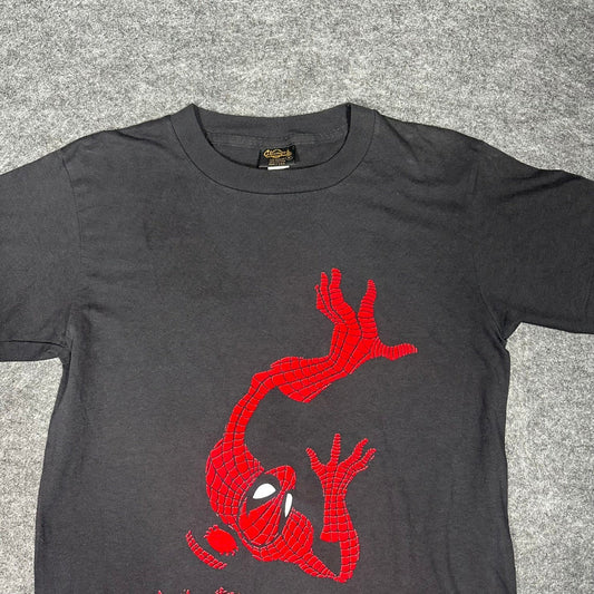 VTG 90s Spider-Man Marvel Changes T Shirt Mens M Black Single Stitch USA Made