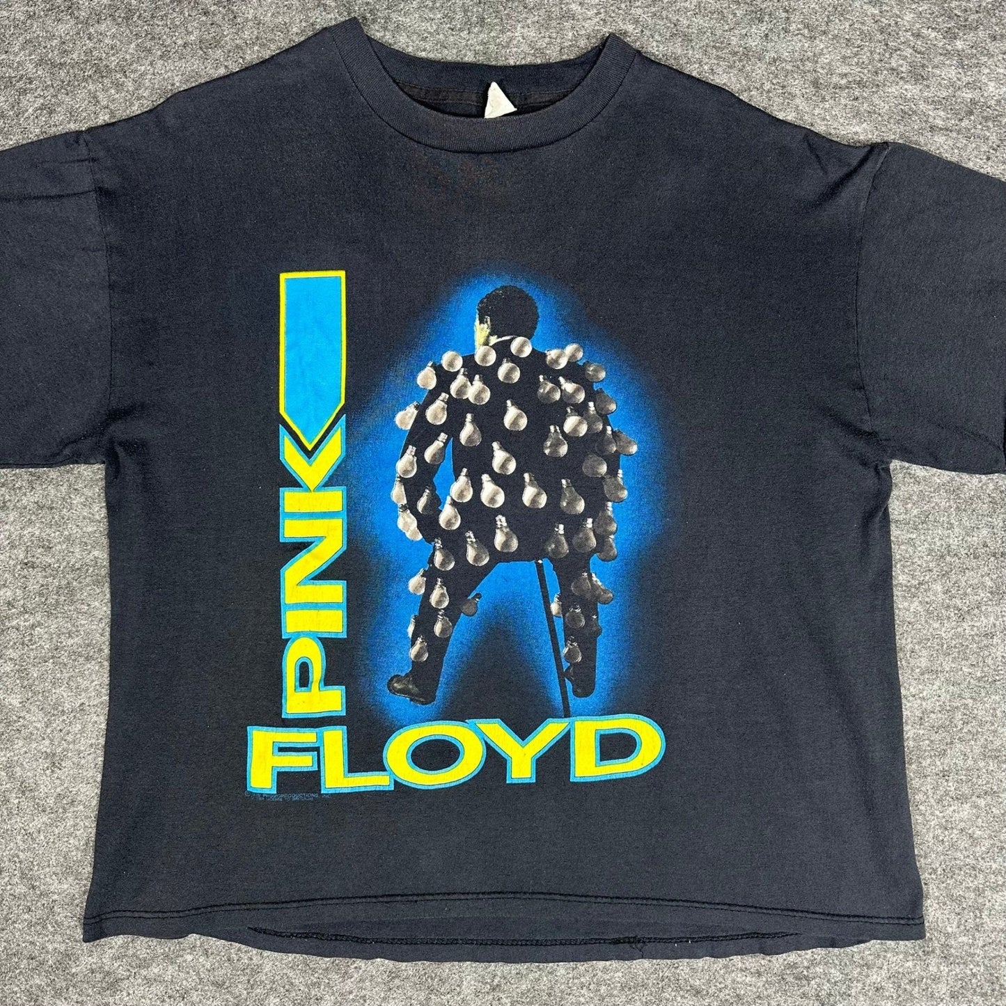 Vintage Pink Floyd Light Bulb Tour 1989 Concert T Shirt Mens XL