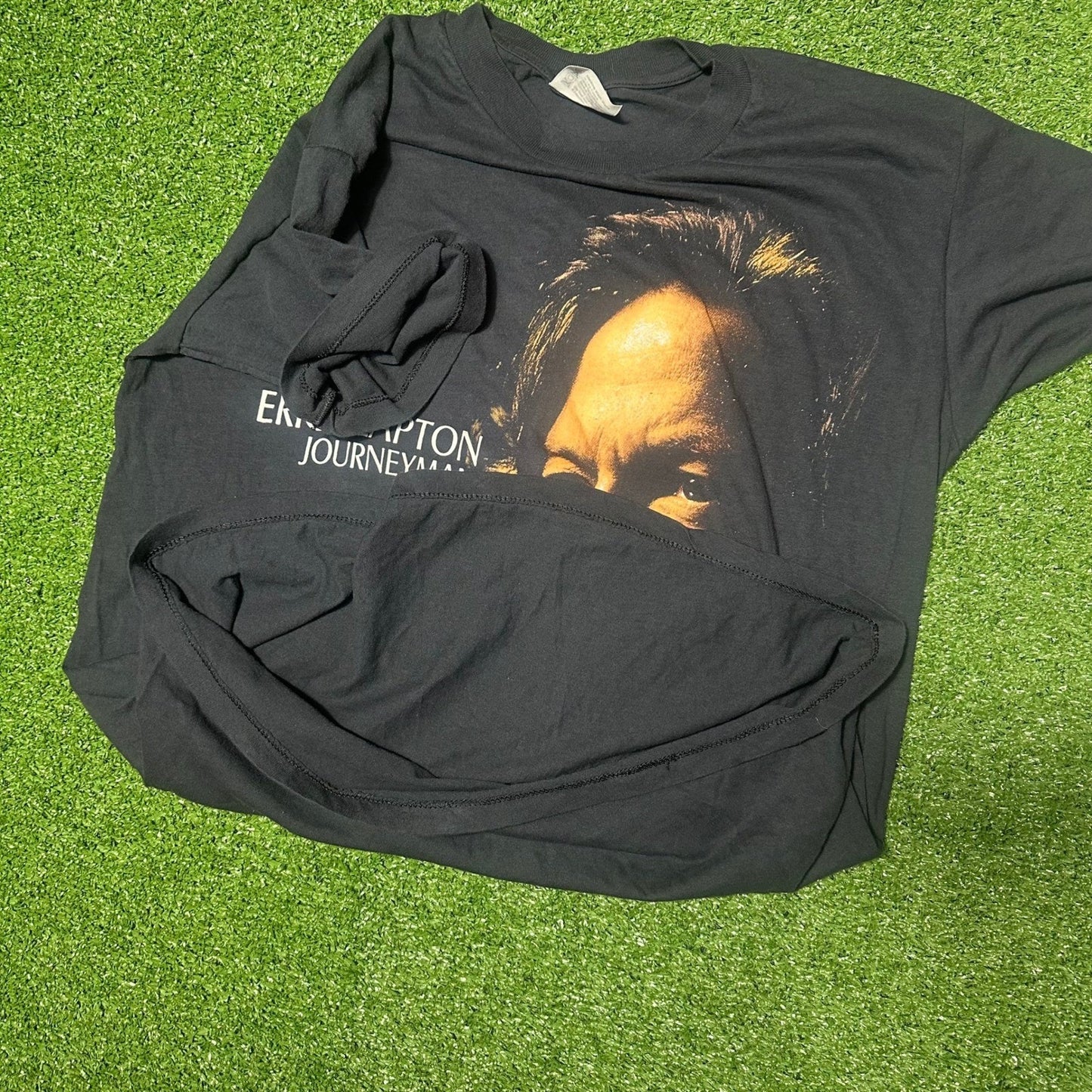 Vintage 1990 Eric Clapton Journeyman Mens Large Single Stitch T-Shirt