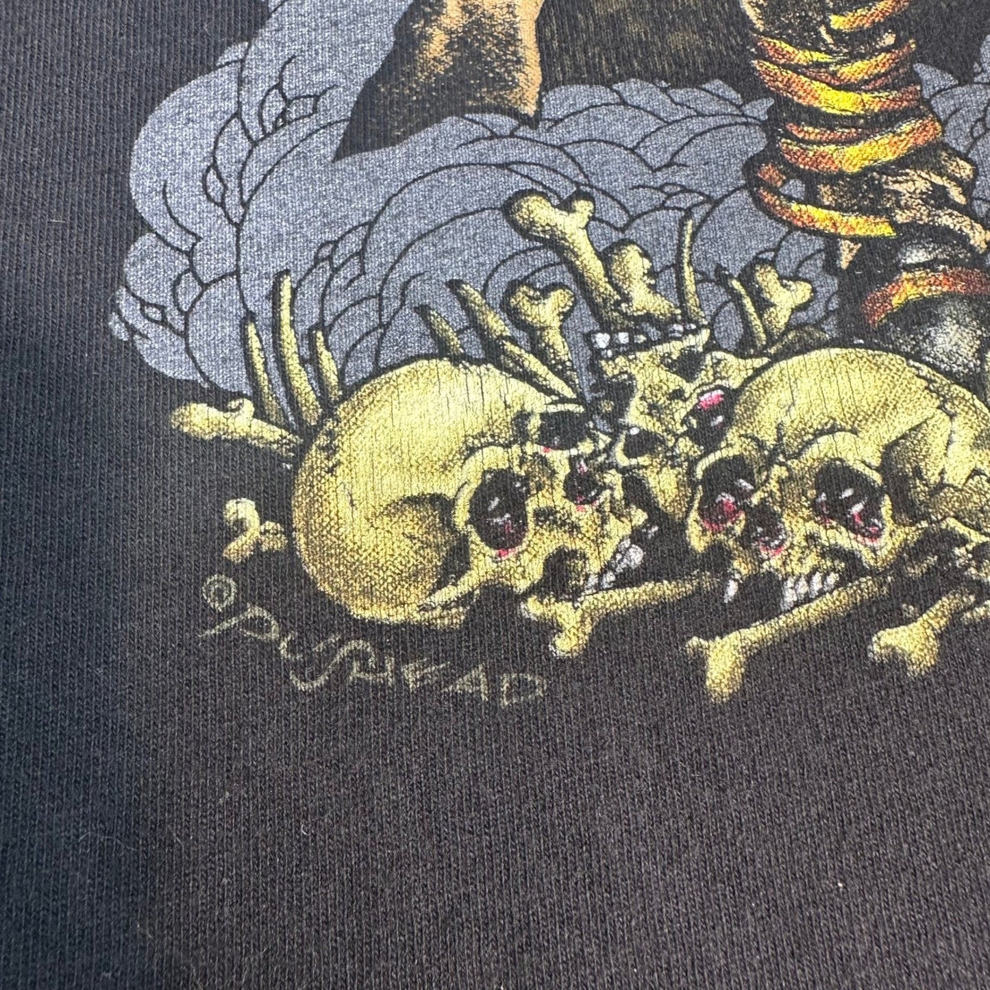 Rare Vintage 90s Metallica Unforgiven Shirt Pushead Oneita Single Stitch Large