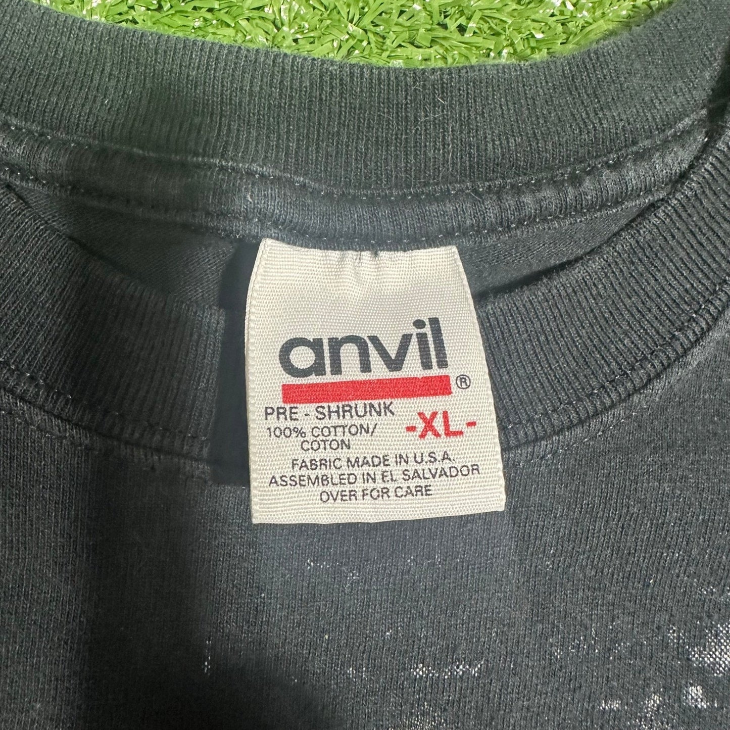 Vintage 90s Bald Eagle Break-Through Biker AOP Promo Men's XL