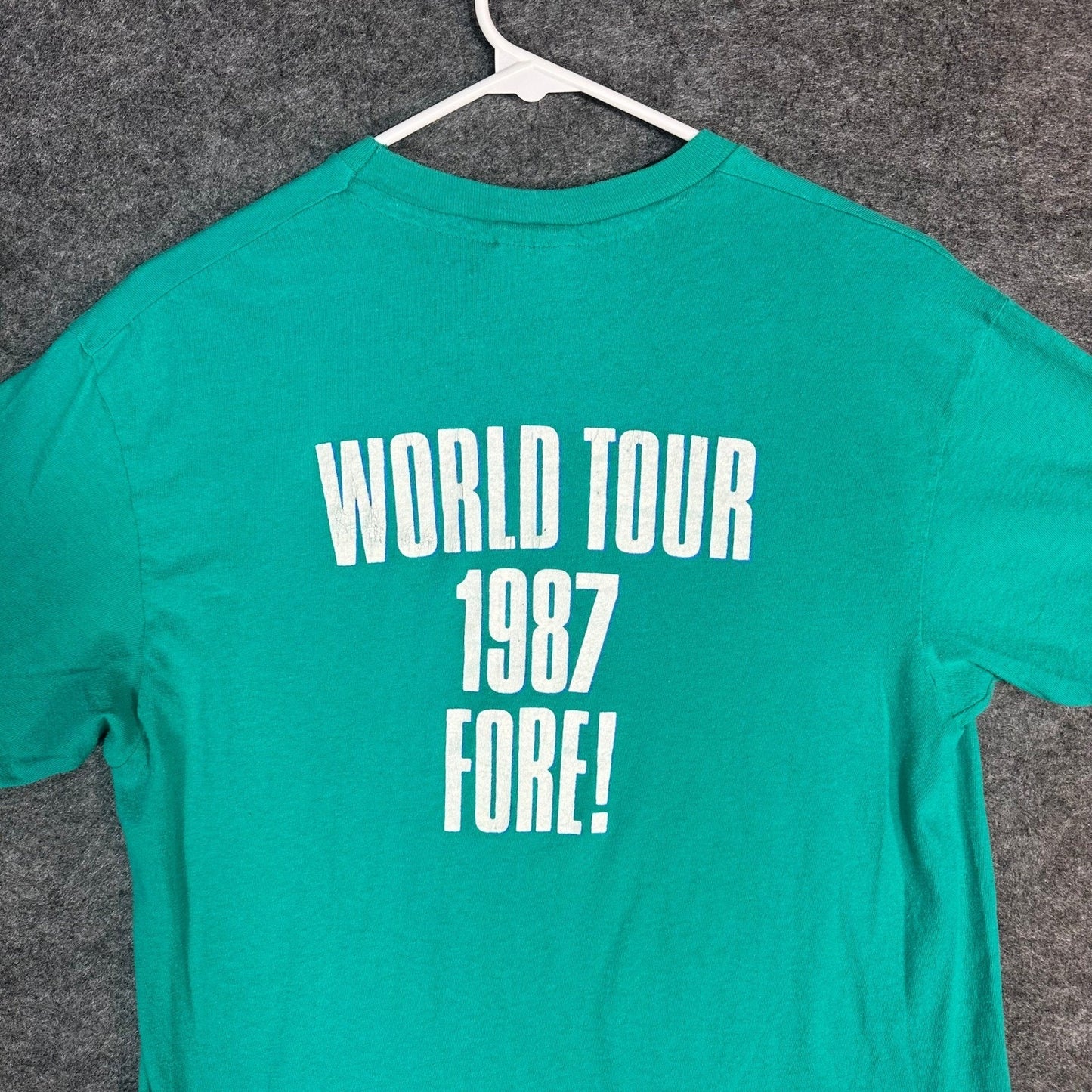 Vintage Huey Lewis and The News World Tour 1987 Mens Large Single Stitch
