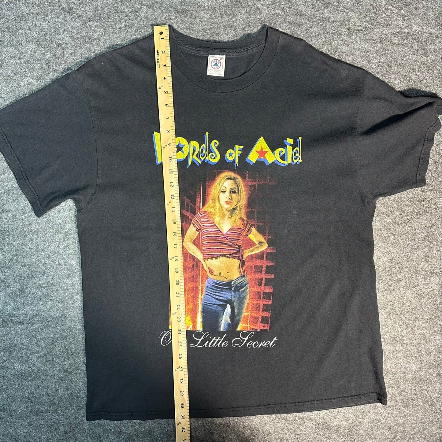 Rare Vintage 90s Lords of Acid Our Little Secret Tour Shirt Delta Pro Weight XL