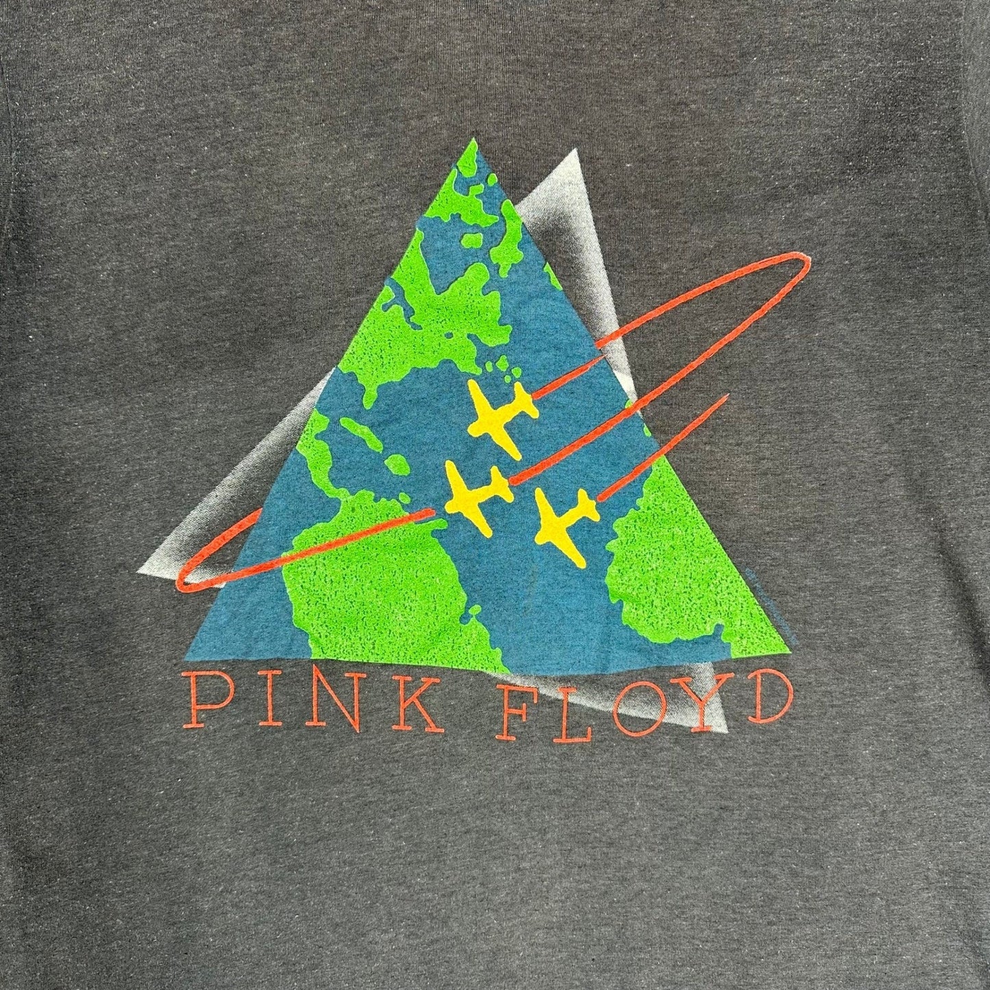 Vintage Pink Floyd World Tour 1988 Graphic T Shirt Men's Medium Single Stitch