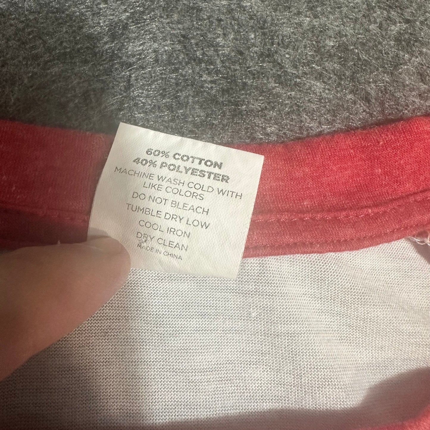 Vintage 1982 St Louis Cardinals World Series Champions Raglan Mens XL Red