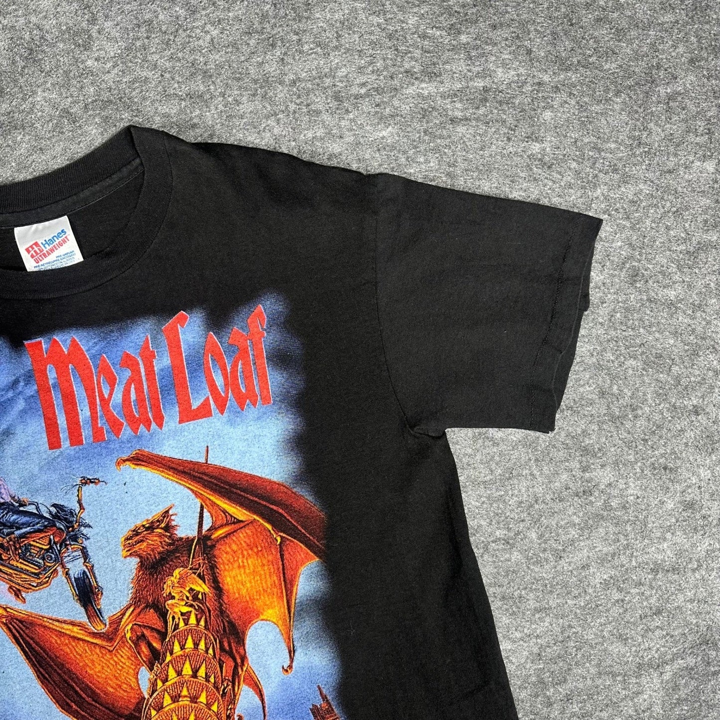 Vintage 1994 Single Stitch Meat Loaf Everything Louder World Tour T Shirt Large