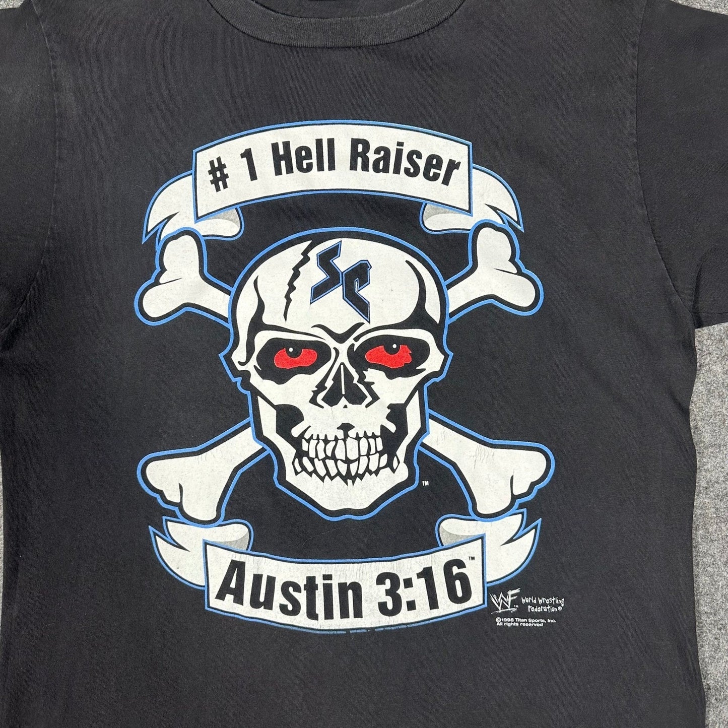 Vtg 1998 WWF STONE COLD STEVE AUSTIN 3:16 Shirt L CHANGES Tag Single Stitch