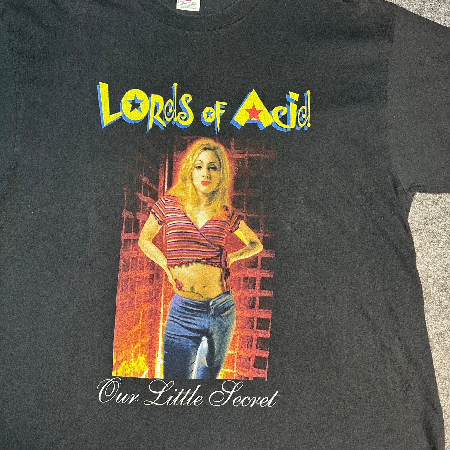 Rare Vintage 90s Lords of Acid Our Little Secret Tour Shirt Delta Pro Weight XL