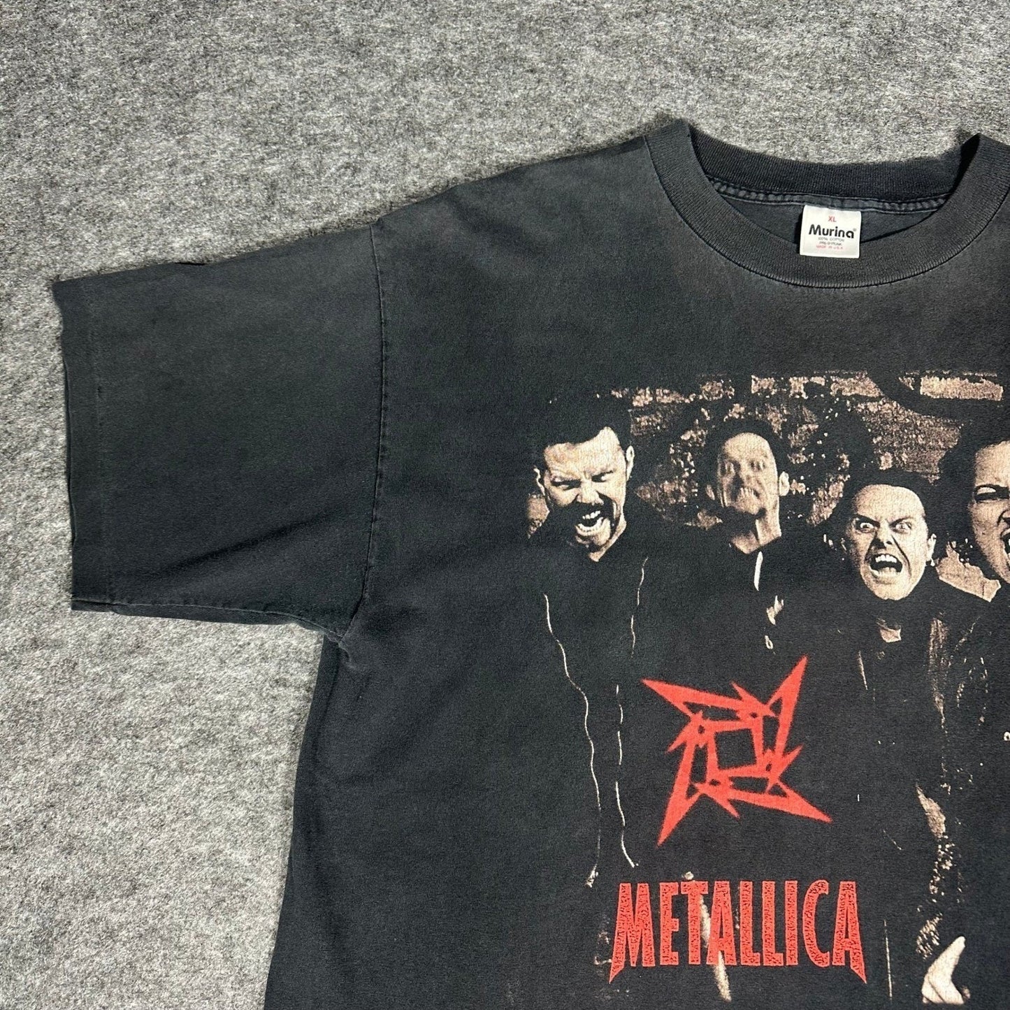 Rare Vintage 90s Metallica On The Load Again Tour T Shirt XL Giant Single Stitch
