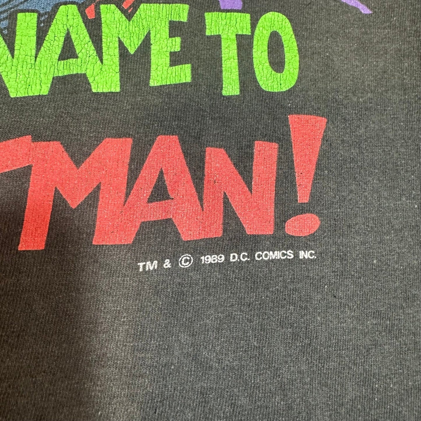 RARE Vintage 1989 DC Comics Batman The Joker T Shirt Screen Stars Men's Large