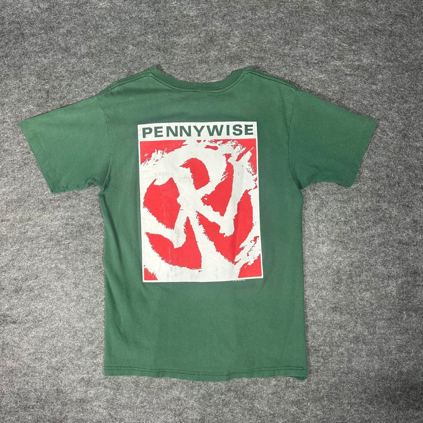 PENNYWISE Single Stitch Vintage T Shirt Mens Medium Anvil Punk Rock Concert