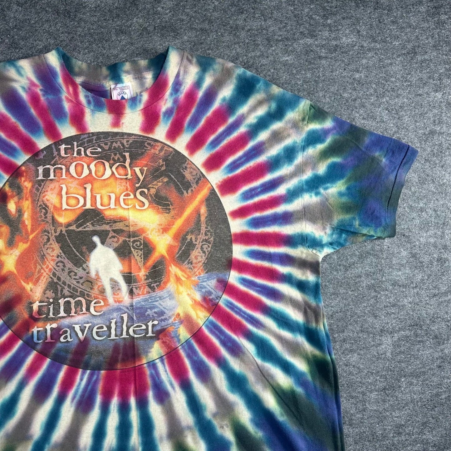 The Moody Blues Time Traveller T Shirt Vintage 90s Single Stitch Mens XXL