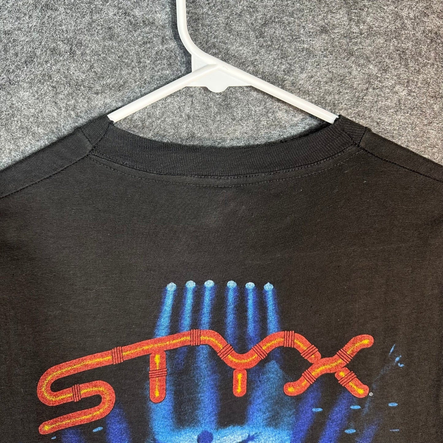 Vintage 1983 STYX Kilroy Was Here Tour Tank Top Single Stitch Hem Mens Medium