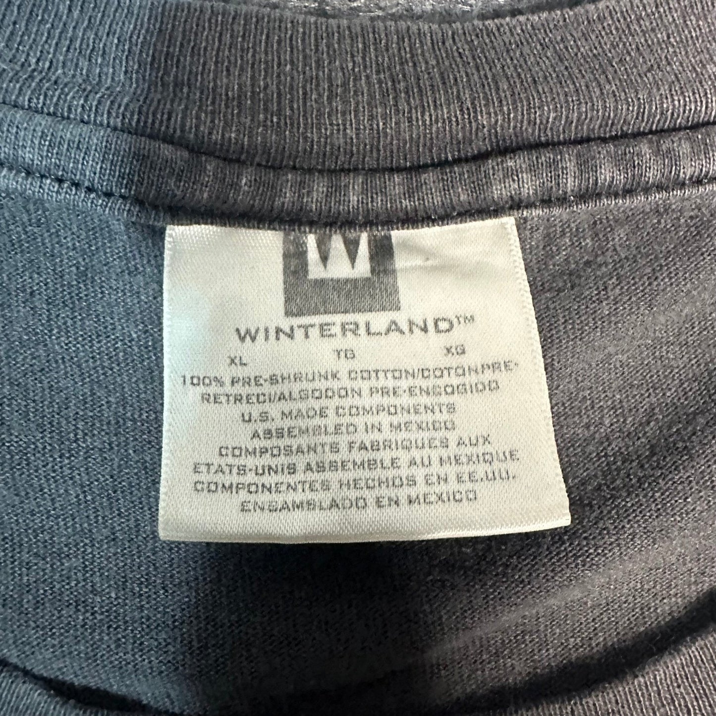 Vintage 90s Led Zeppelin Winterland Shirt XL 1986 Graphic Made USA/Mexico