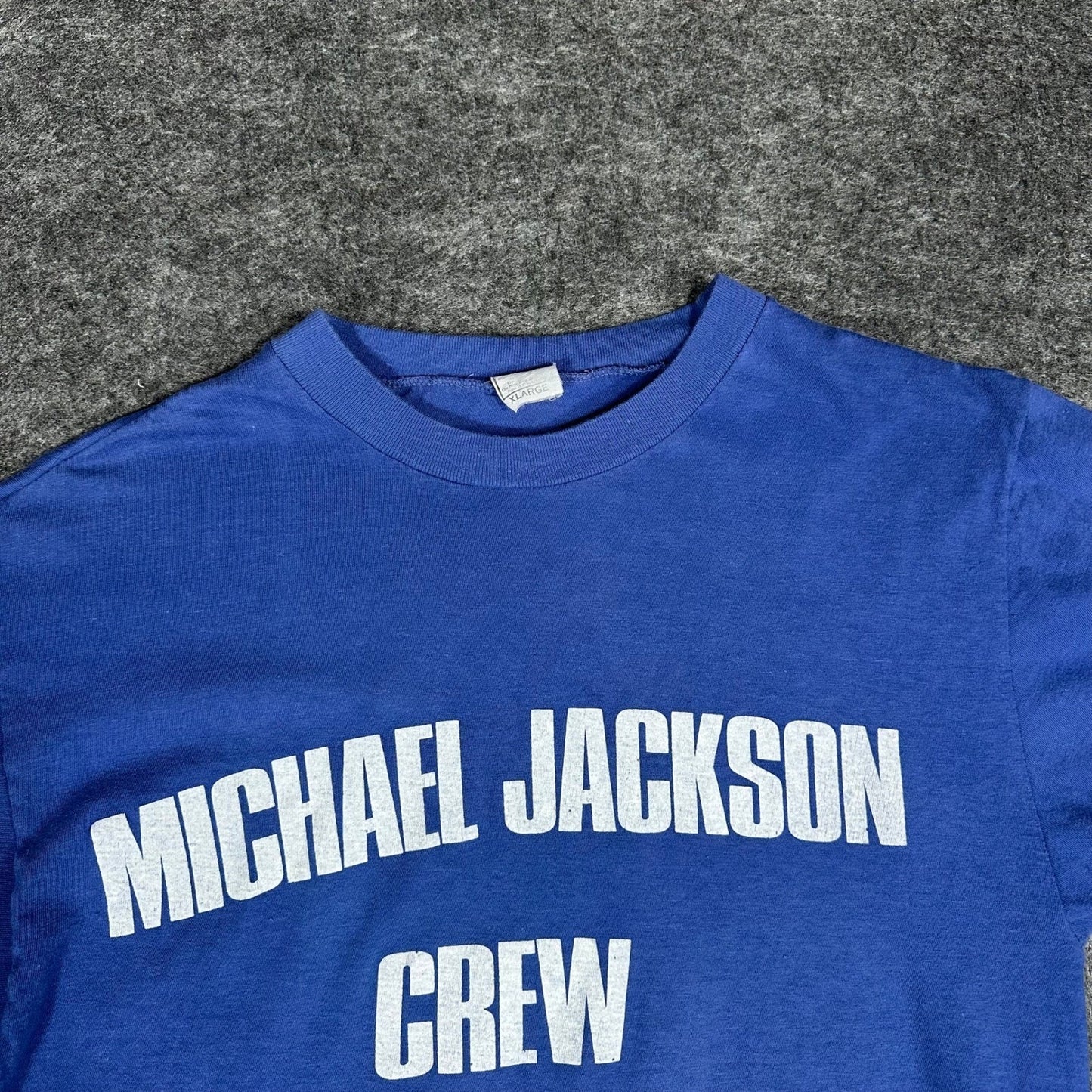 ULTRA RARE Michael Jackson Crew Pepsi Epic Tour T Shirt Mens XL Vintage 1988