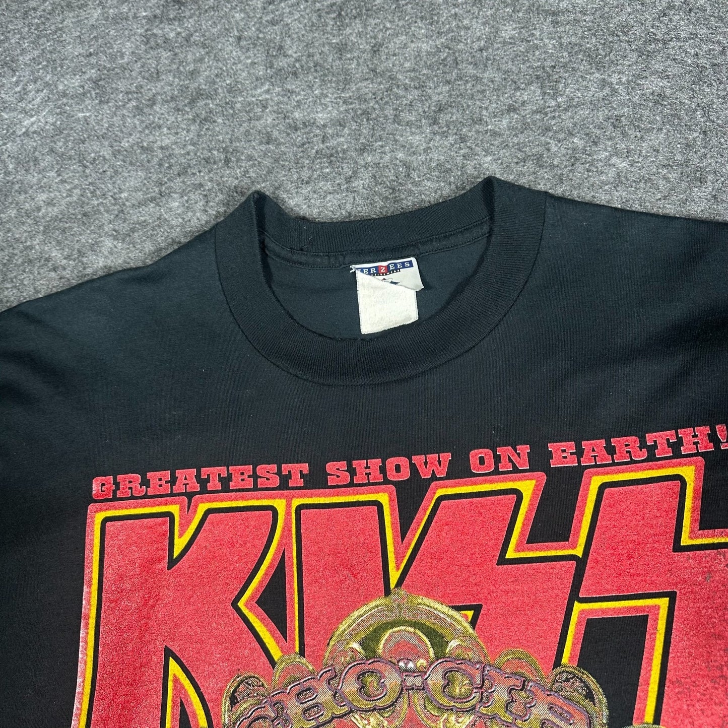Rare Vintage 90s KISS Psycho Circus 1998 1999 World Tour Shirt Jerzees Men's L