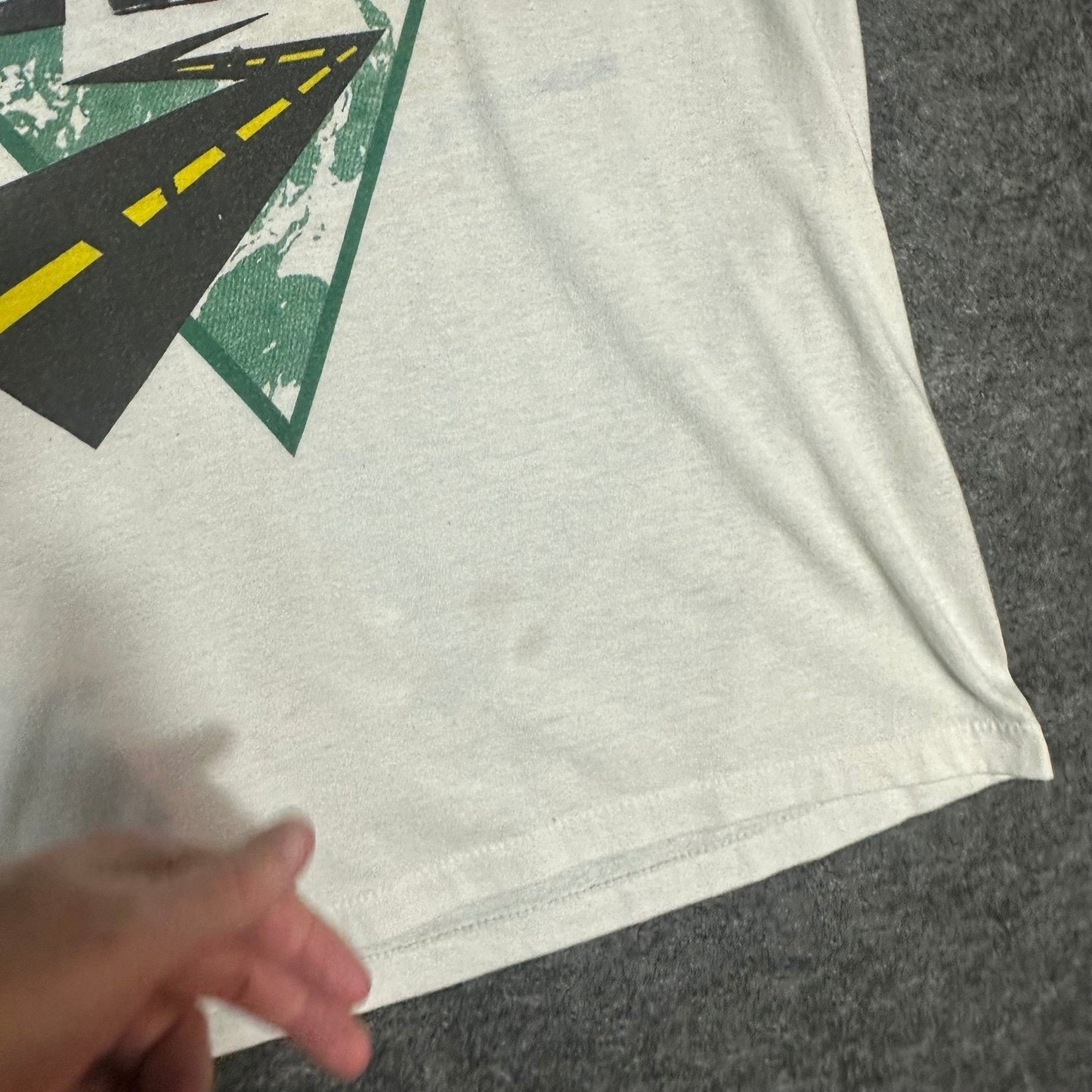 RARE Vintage 80s Single Stitch Boston Concert T Shirt Screen Stars Mens Large