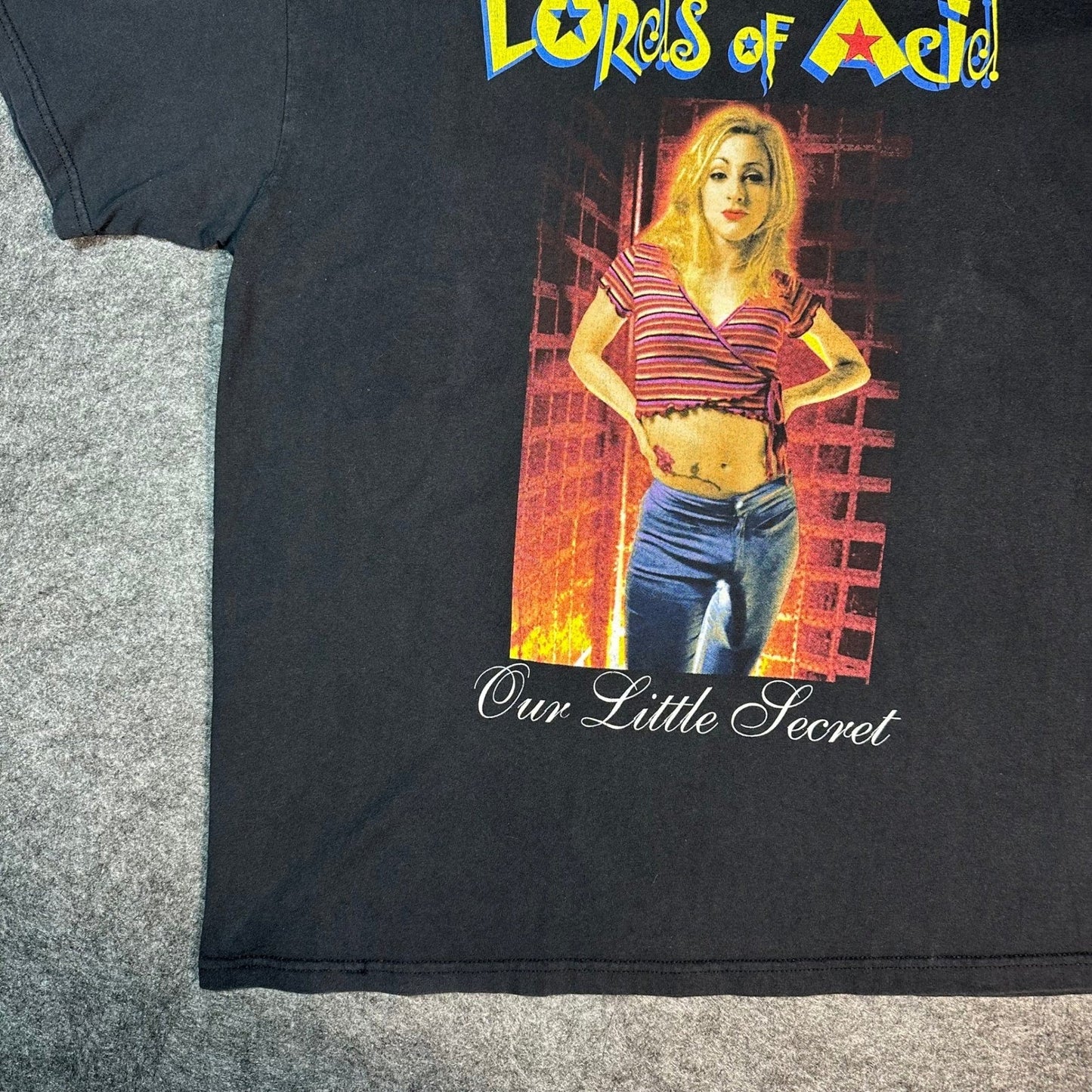 Rare Vintage 90s Lords of Acid Our Little Secret Tour Shirt Delta Pro Weight XL